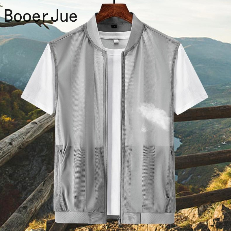 Fishing Vest - Chaleco de malla transpirable para hombre,
