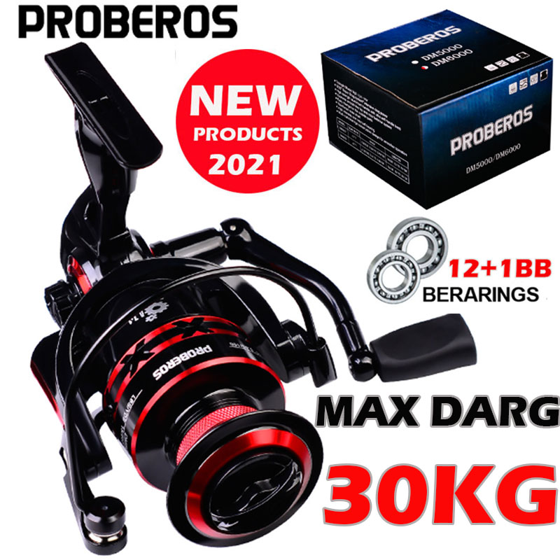 Abu Garcia Reel Max - Carrete giratorio PROBEROS, carrete de pesca