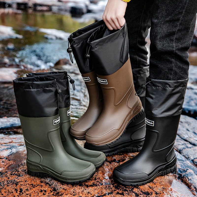 Fishing Boots - Botas de Lluvia Impermeables para Hombre,