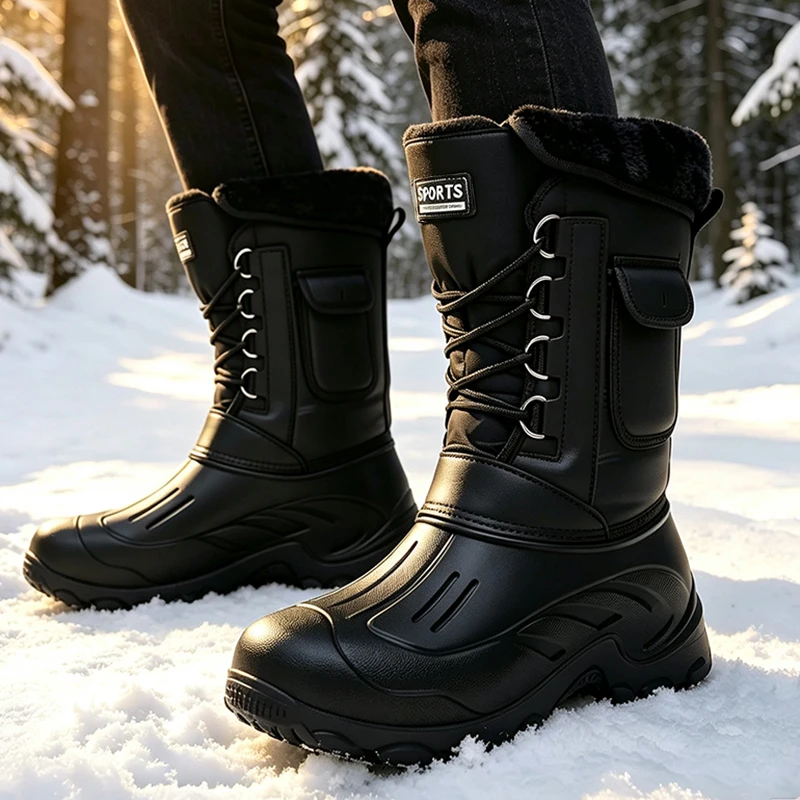 Fishing Boots - Botas de nieve de invierno para
