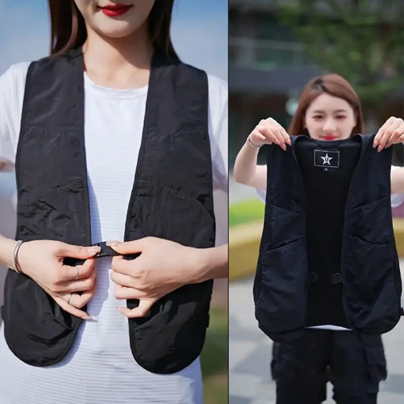Fishing Vest - Chaleco ligero Unisex con múltiples bolsillos,
