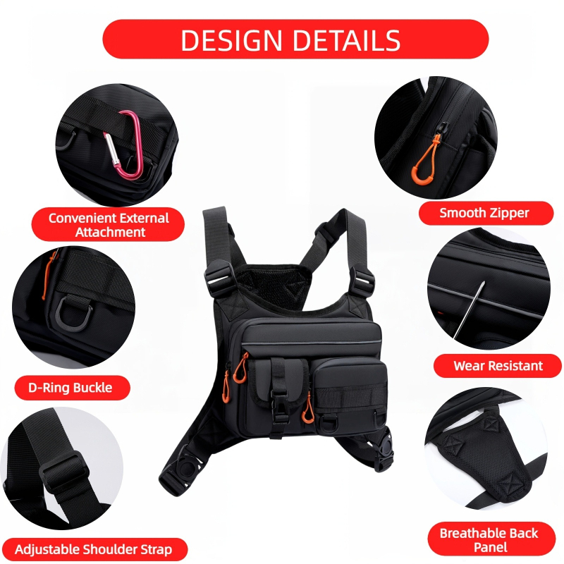 Bolsa táctica de pecho para ho - Fishing Vest reseña y precio