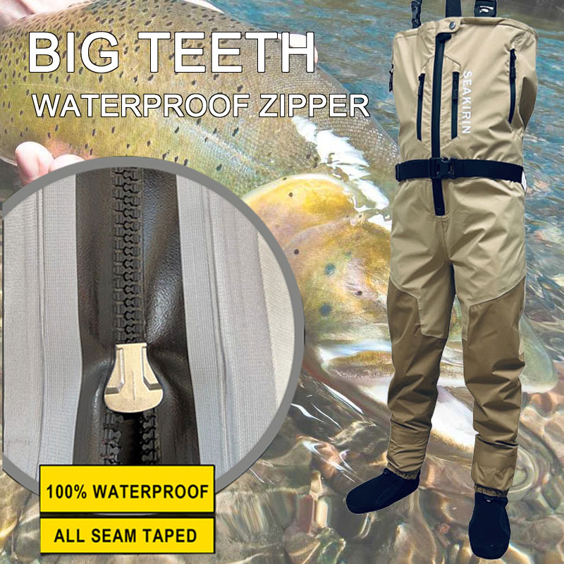 Botas de pesca con cremallera  - Fishing Waders reseña y precio