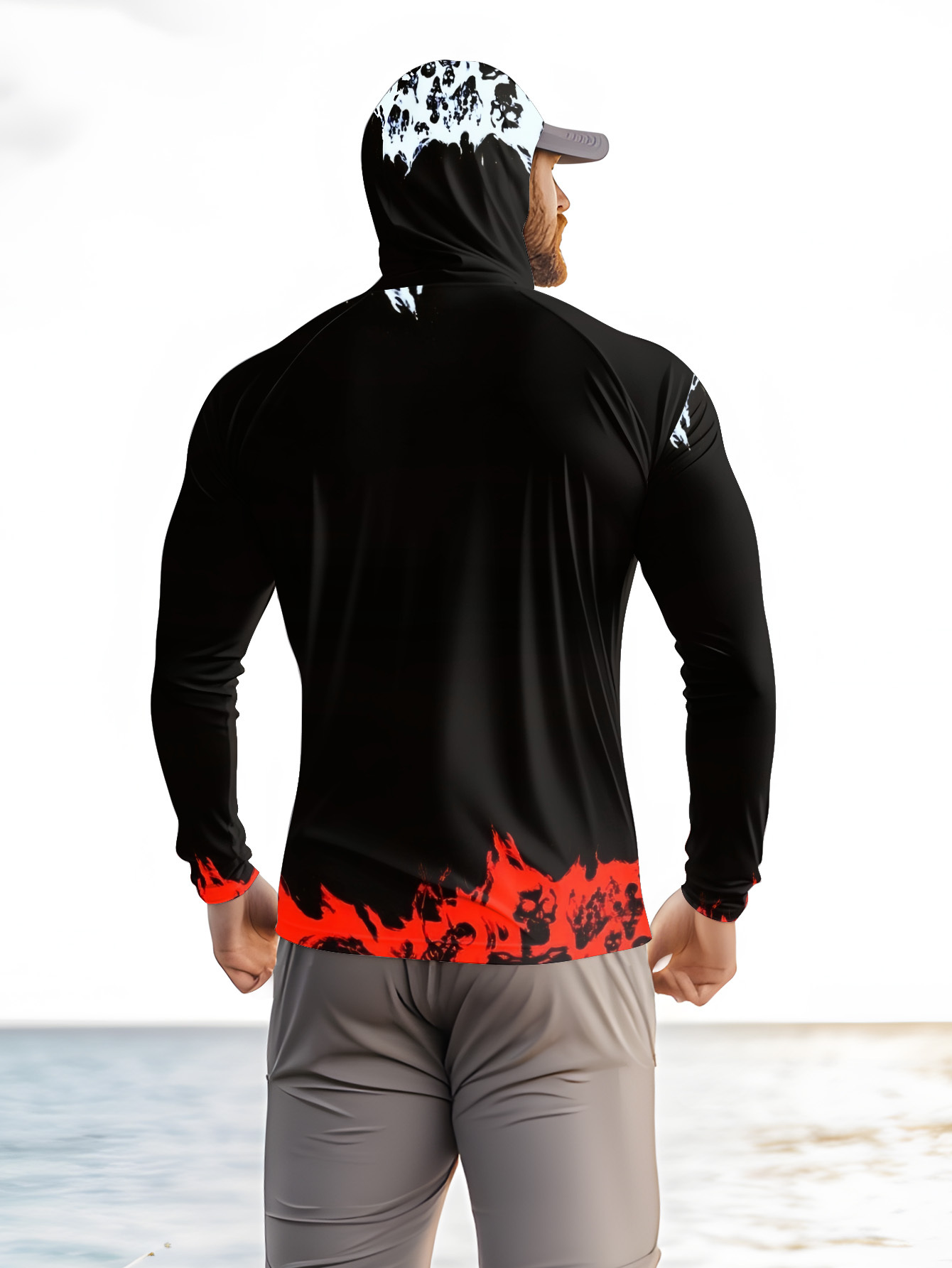 Camisa de pesca con capucha pa - Fishing Shirt Uv Protection reseña y precio