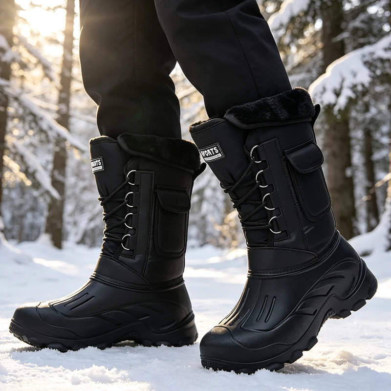 Botas de nieve de invierno par - Fishing Boots reseña y precio