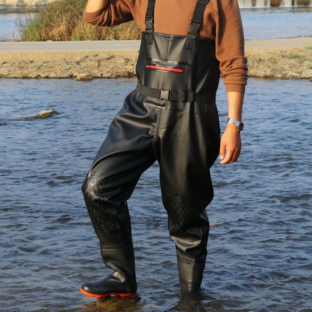 Traje de Pesca de PVC Útil con - Fishing Waders reseña y precio