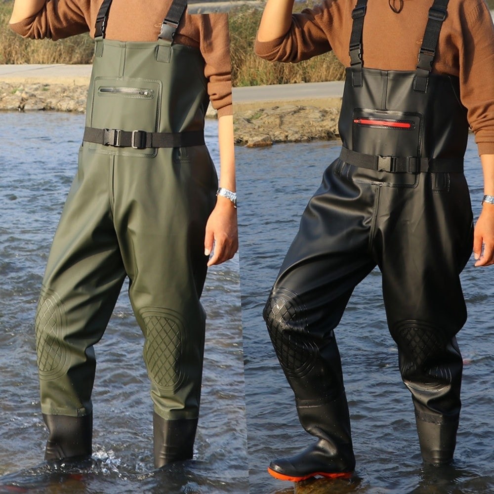 Traje de Pesca de PVC Útil con - Fishing Waders reseña y precio