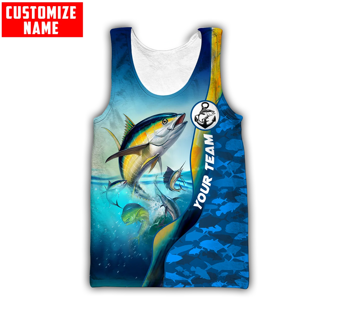Camiseta sin mangas con nombre - Fishing Vest reseña y precio