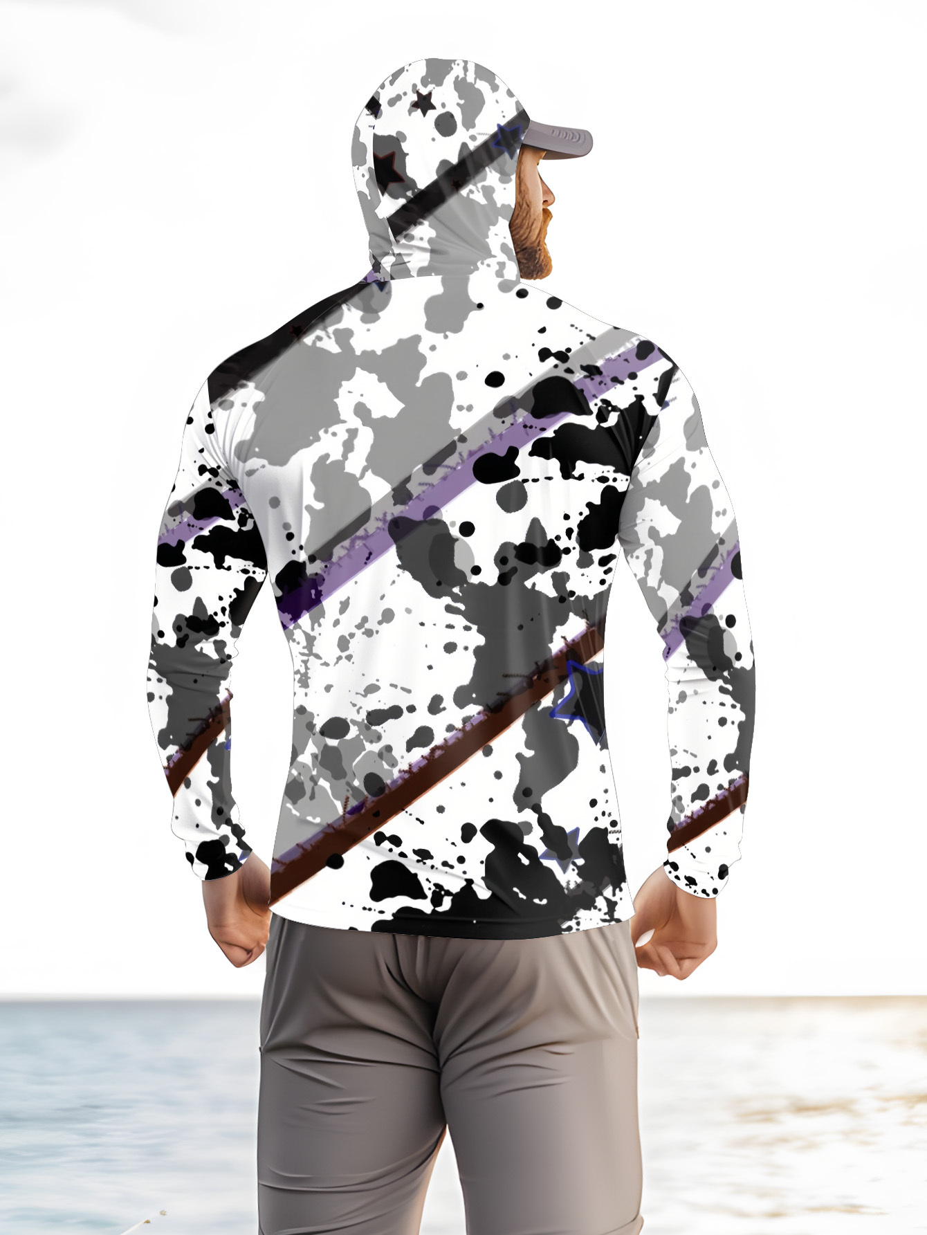 Camisa de pesca con capucha pa - Fishing Shirt Uv Protection reseña y precio