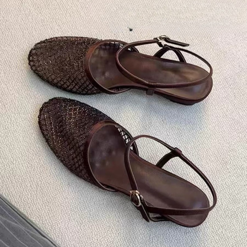 Sandalias romanas de cuña huec - Fishing Belt reseña y precio