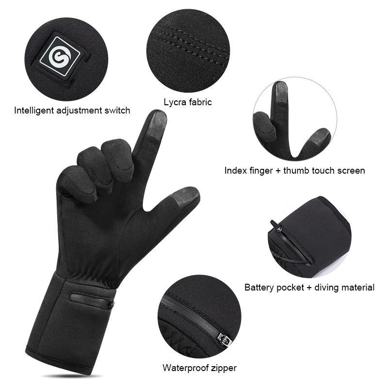 Guantes calefactables con forr - Fishing Gloves reseña y precio